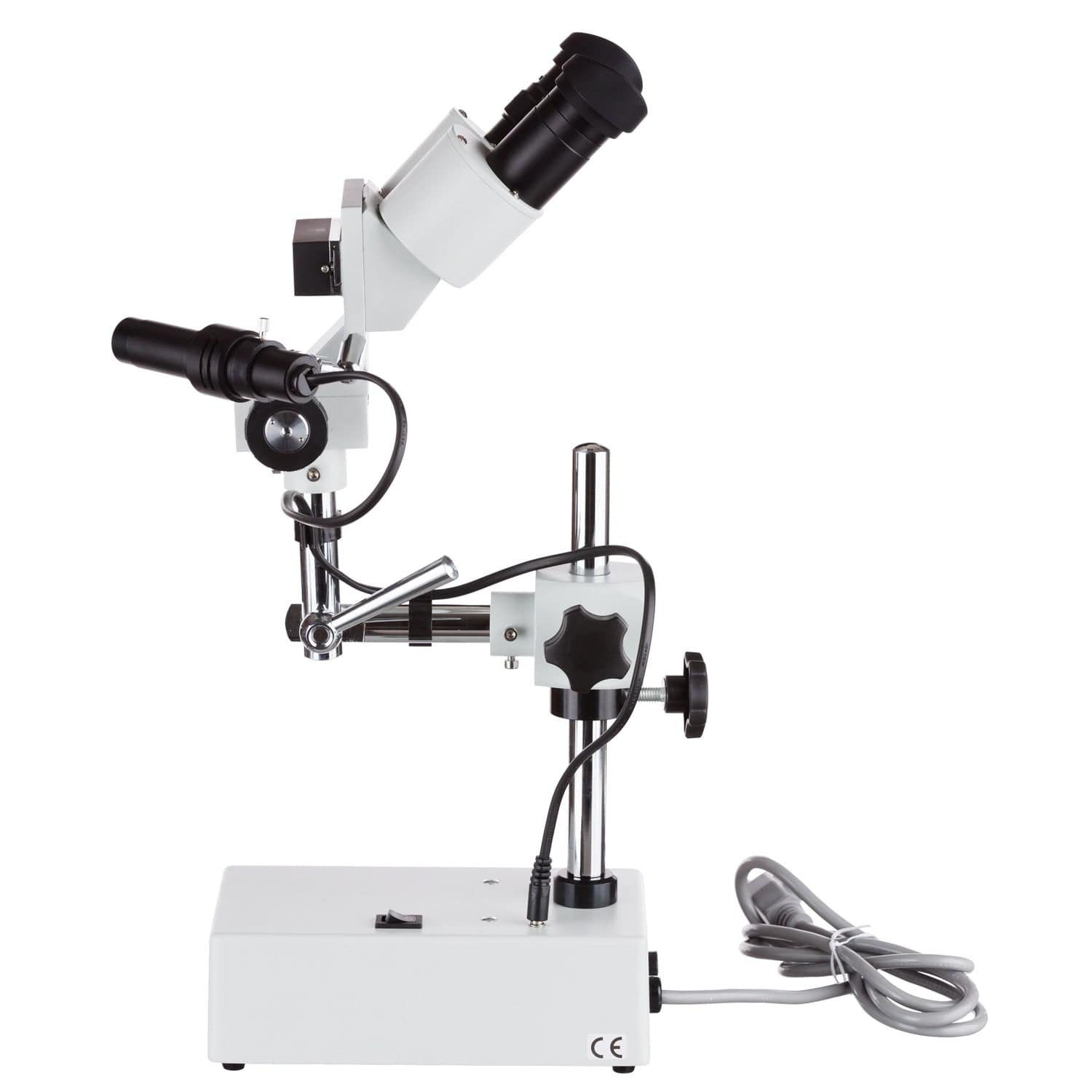 amscope-se410z-stereomikroskop-20x-binokular-led-schwenkarm image 2