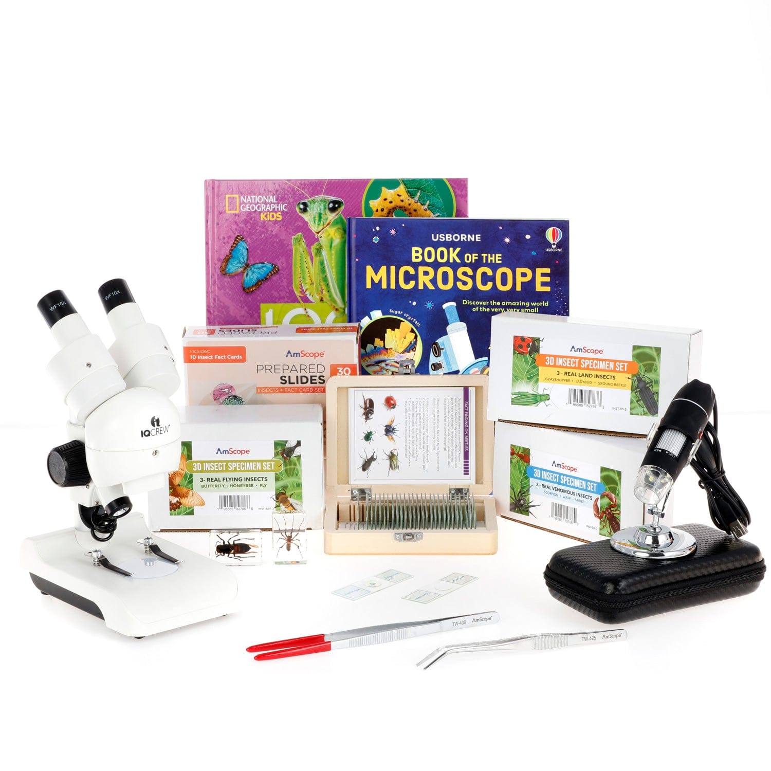 amscope-kvb-inst-122-exp-stereo-kindermikroskop-insekten-set-usb image 1