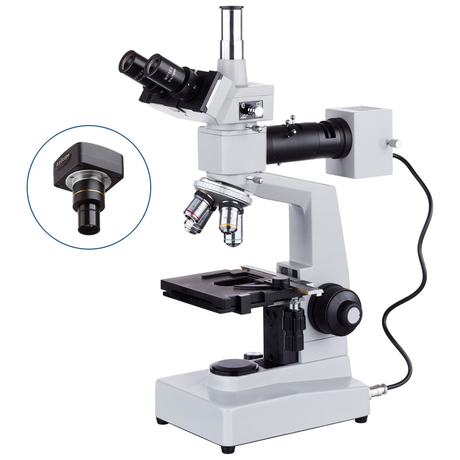 amscope-me300-metallmikroskop-40x-1000x-trinokular-halogen image 2