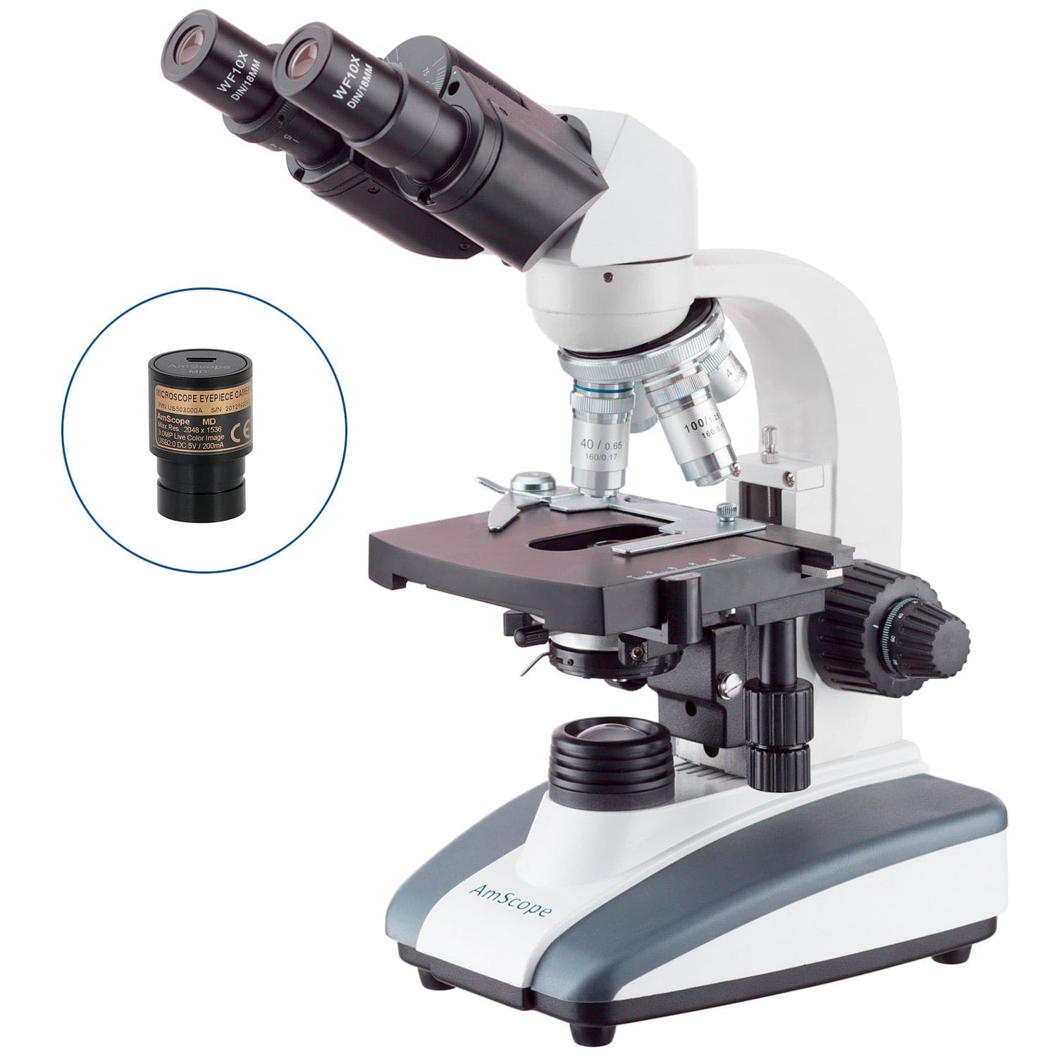 amscope-b360-durchlichtmikroskop-40x-1000x-led-kreuztisch image 2