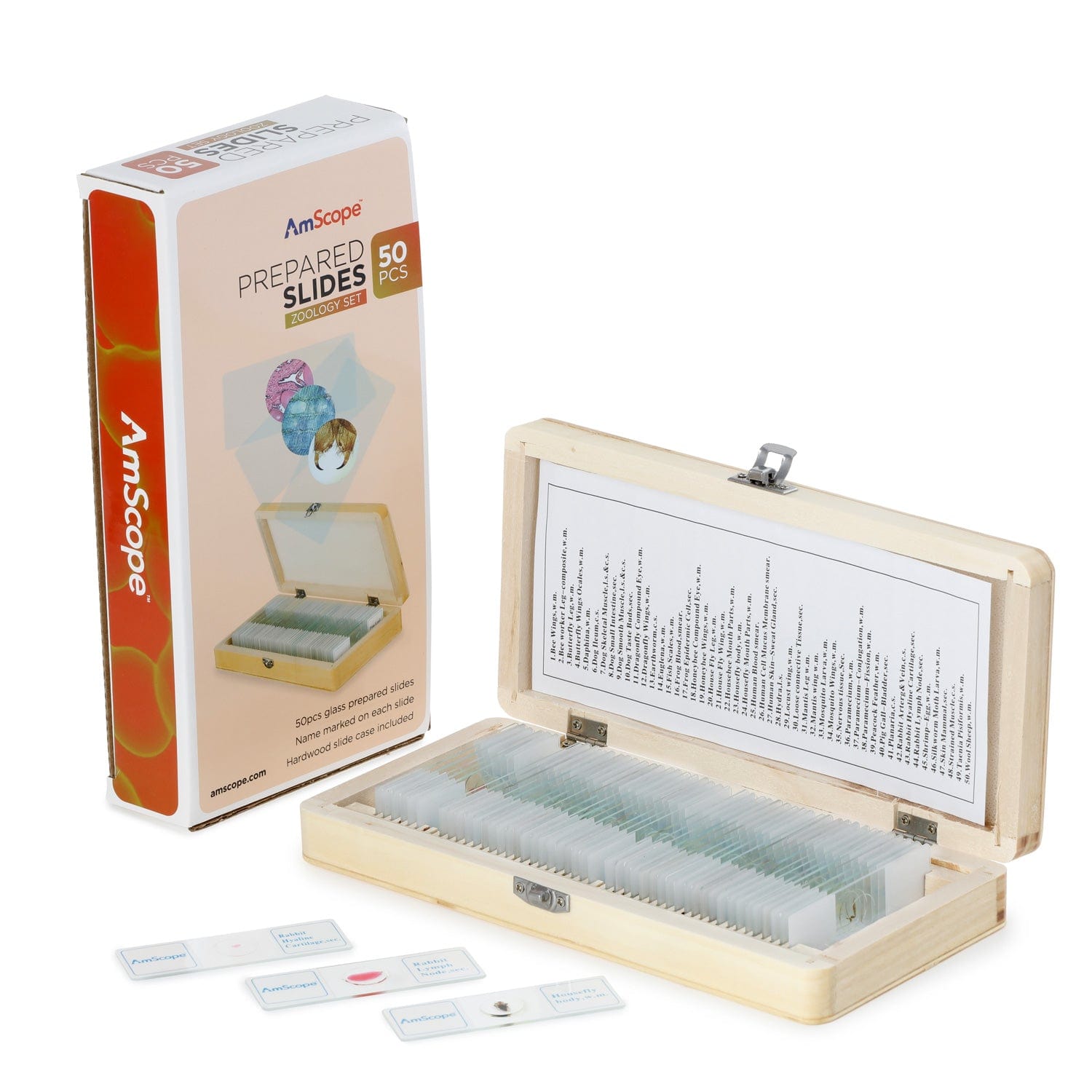 amscope-ps50w-zlg-zoologie-objekttr-ger-glas-50er-set image 4