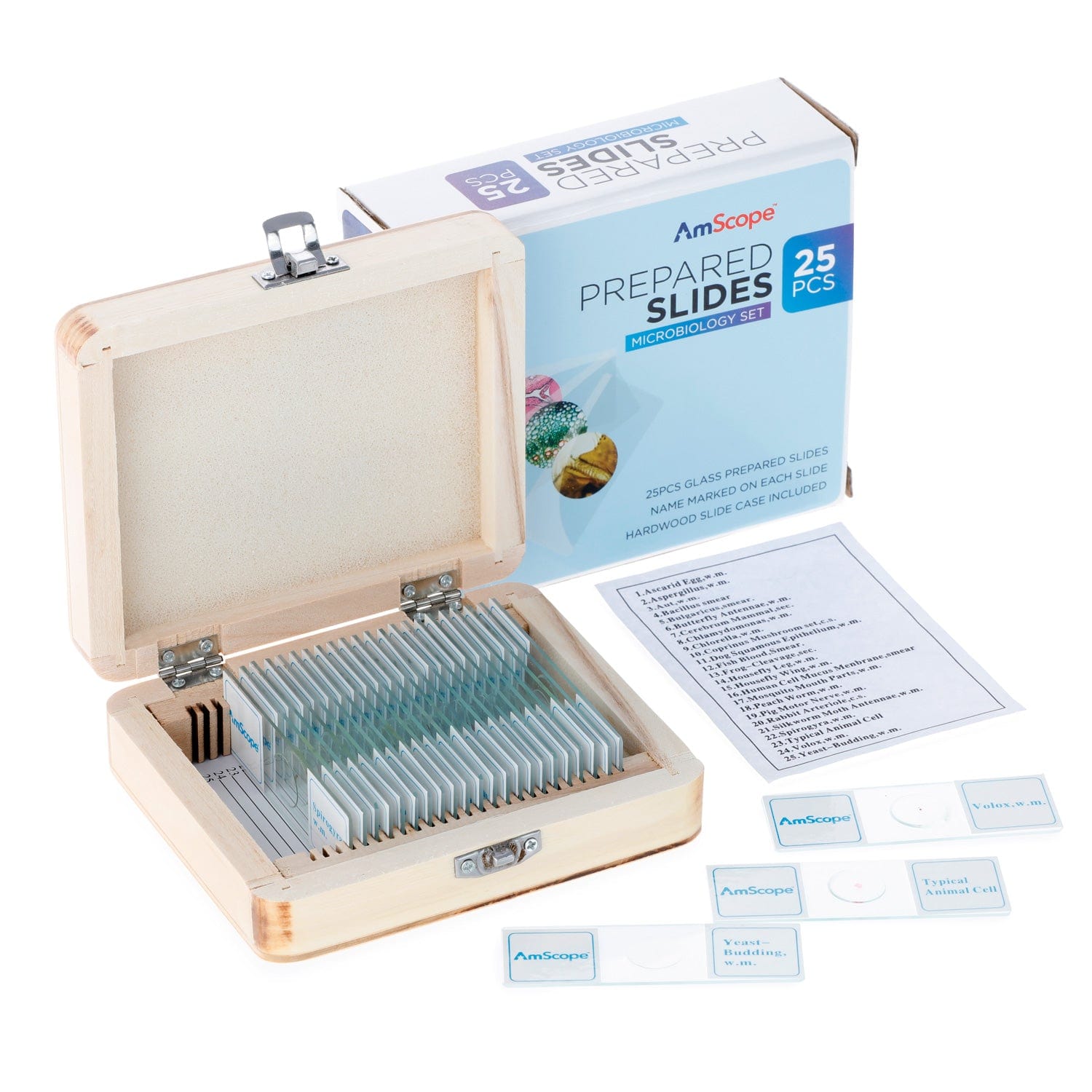 amscope-ps25w-mbg-pr-parate-set-25-glas-biologie-holzbox image 3