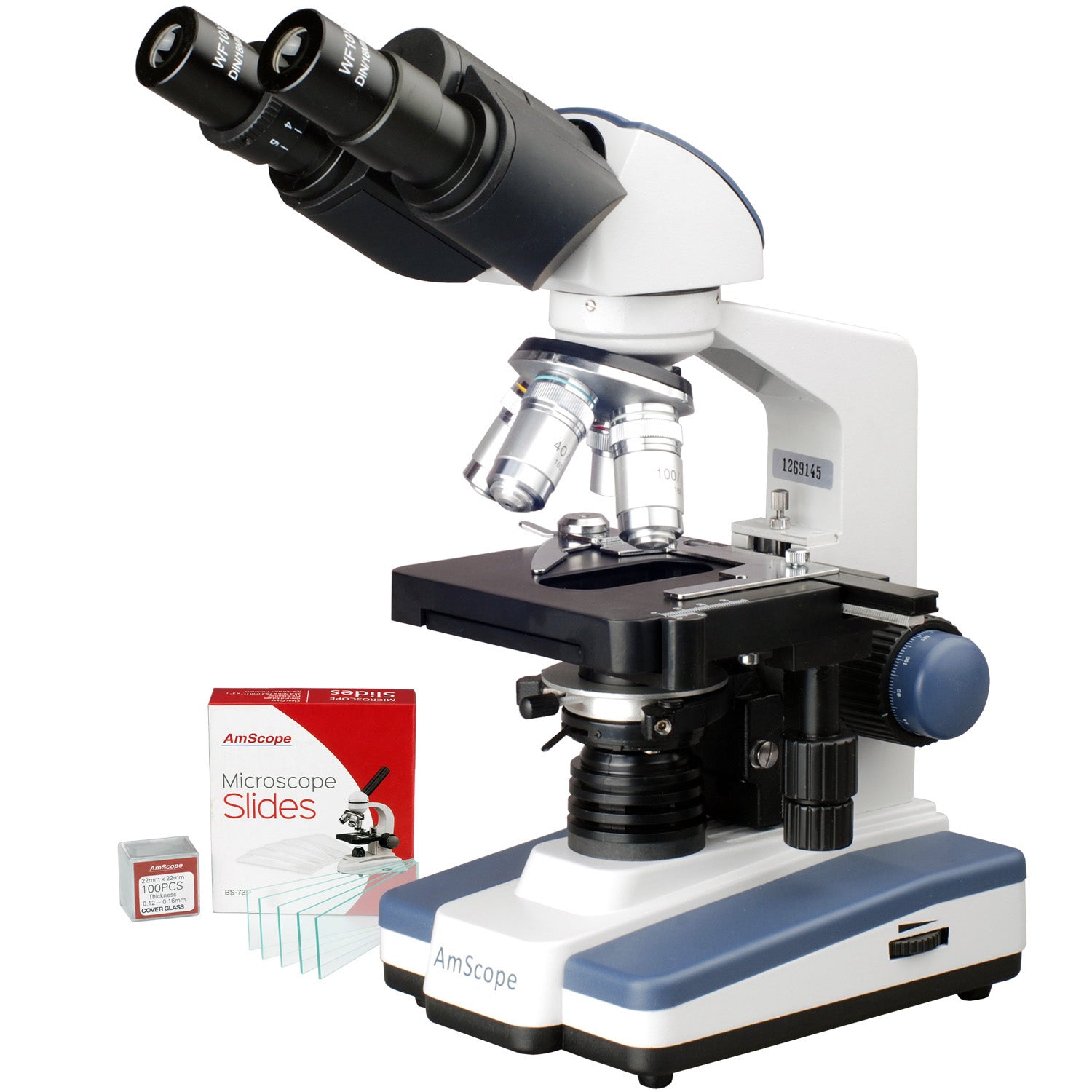 amscope-b020c-durchlichtmikroskop-2500x-led-mit-objekttr-ger-set image 1