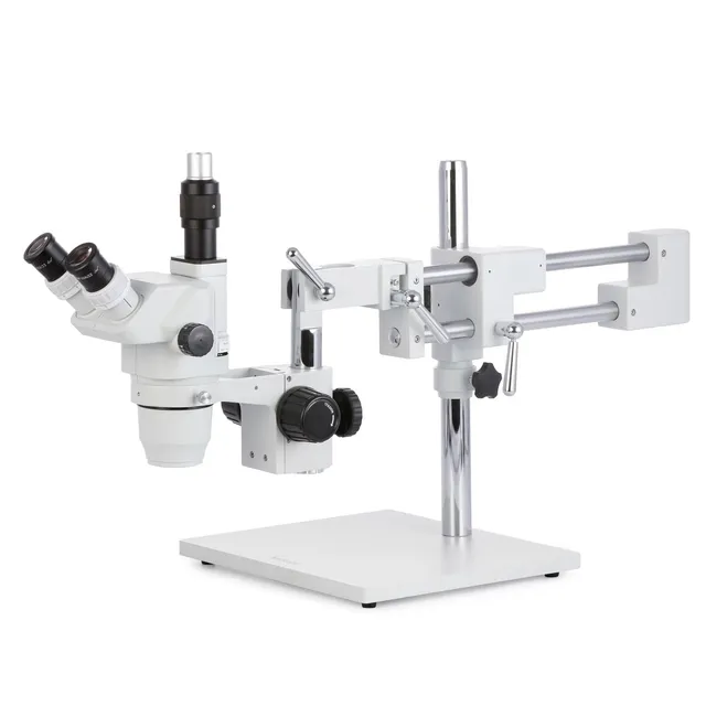 amscope-zm-4t-stereomikroskop-45x-trinokular-mit-stativ image 1