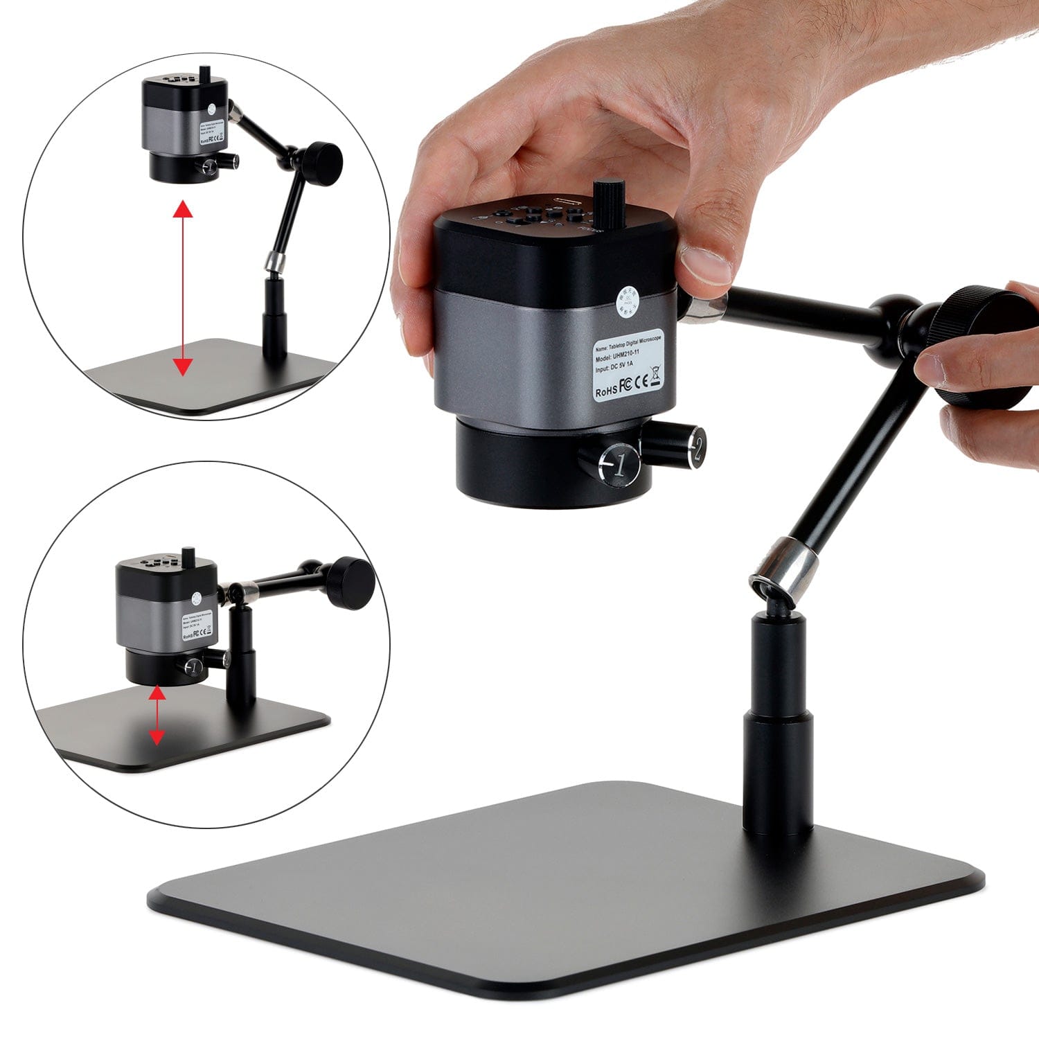 amscope-uhm210-digitalmikroskop-1080p-hdmi-usb-gelenkarm image 2