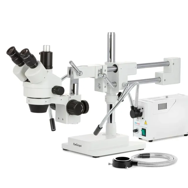 amscope-sm-4-stereomikroskop-7x-45x-trinokular-schwenkarmstativ image 1