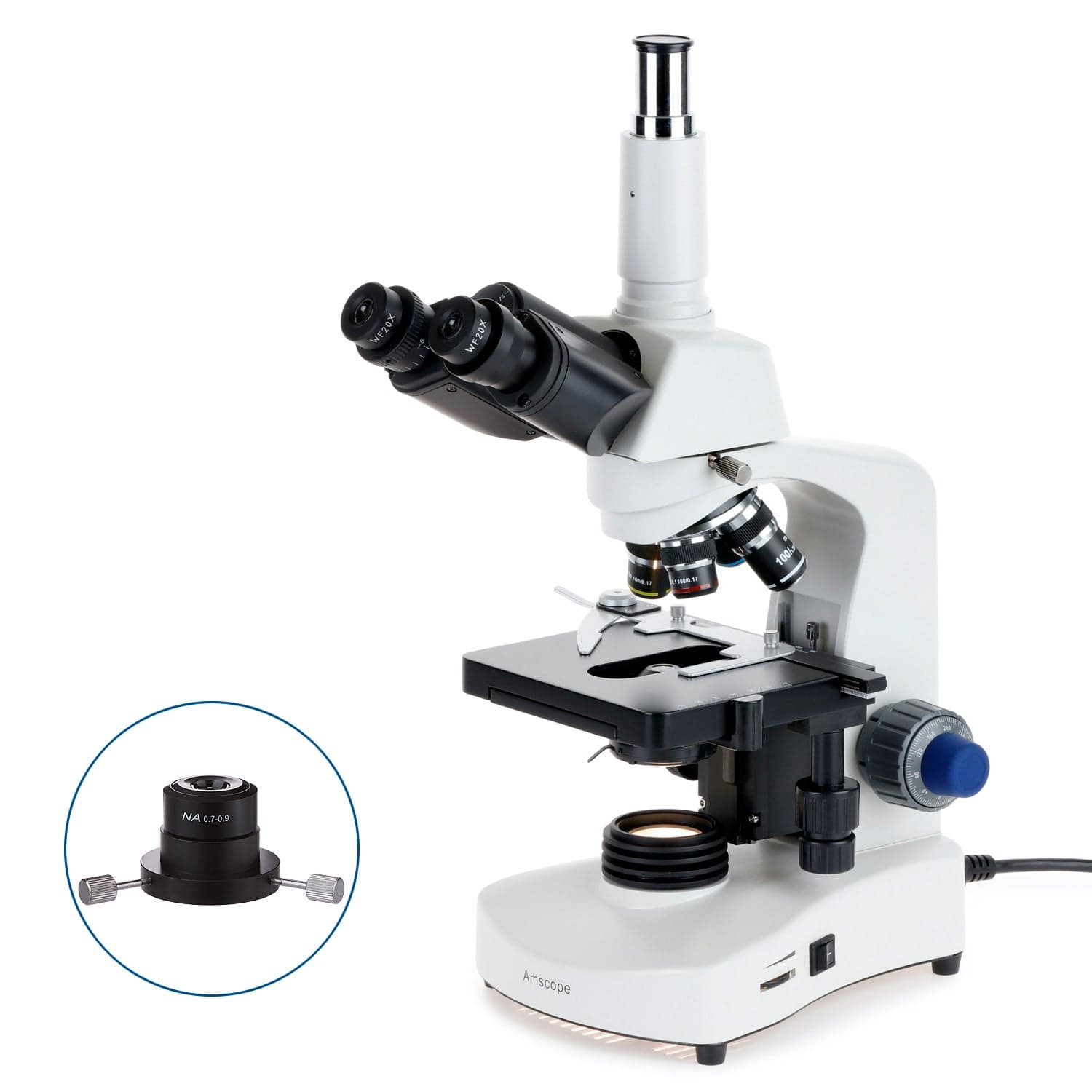 amscope-t340-t340-dk-led-compound-mikroskop-dunkelfeld-40x-1000x image 1