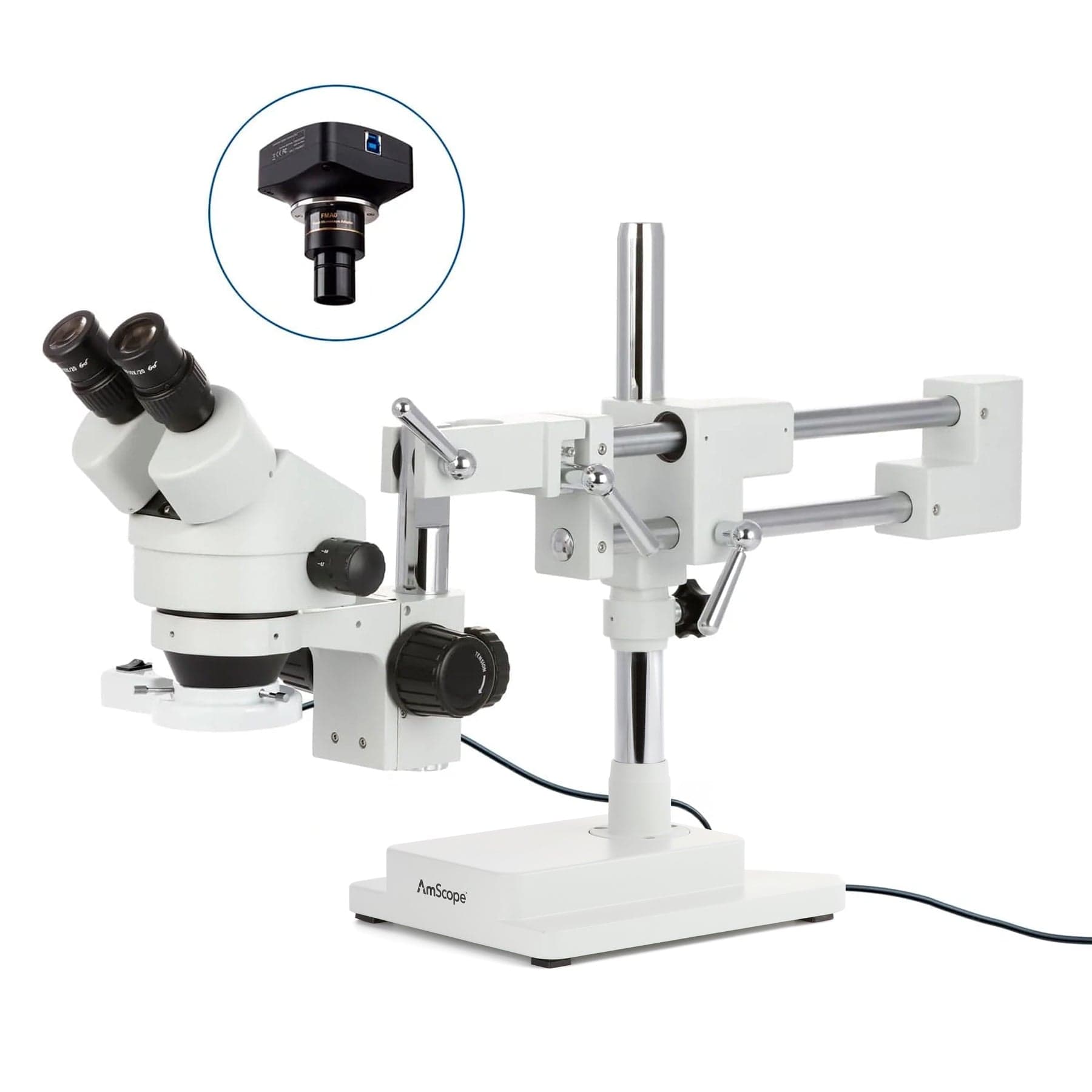 amscope-sm-4b-stereomikroskop-binokular-7x-45x-led-ringlicht image 2