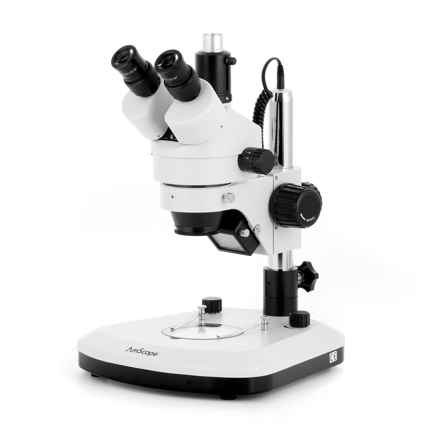 amscope-sm-1-stereomikroskop-7x-45x-led-s-ulenstativ-trinokular image 1