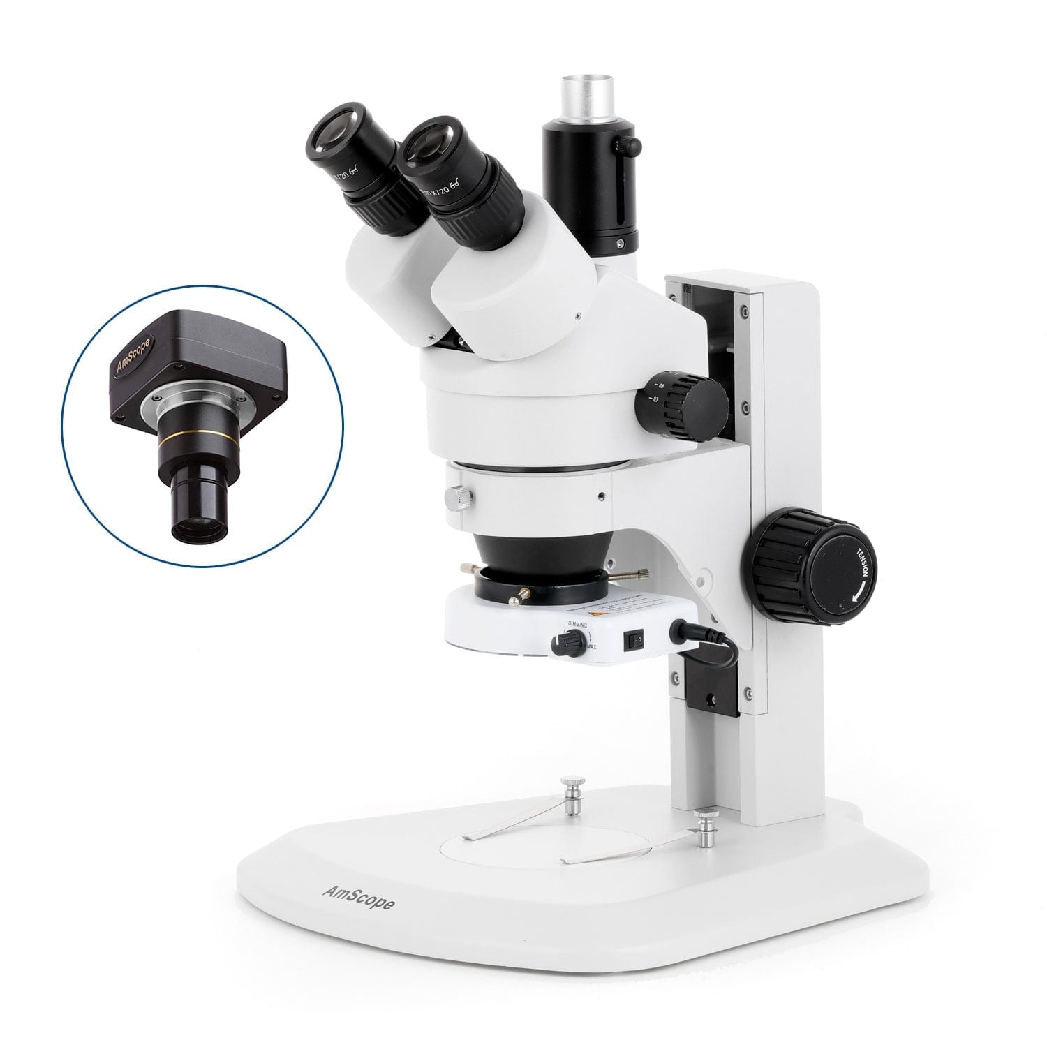 amscope-sm-1-trinokular-stereomikroskop-7x-45x-80-led-trackstativ image 2