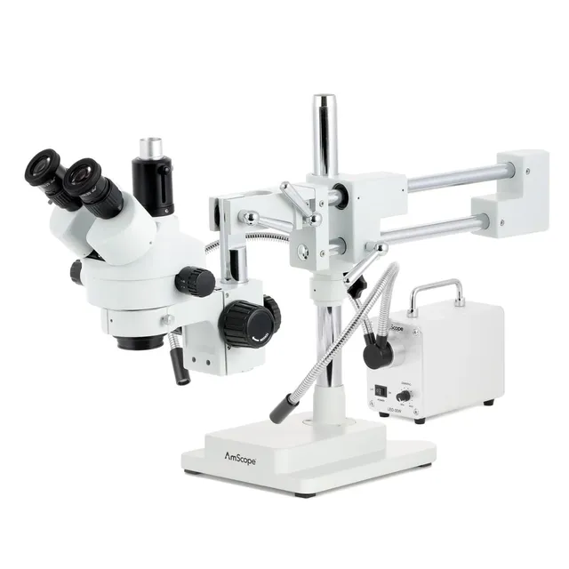 amscope-sm-4-stereomikroskop-7x-45x-trinokular-led-doppelschwan image 1