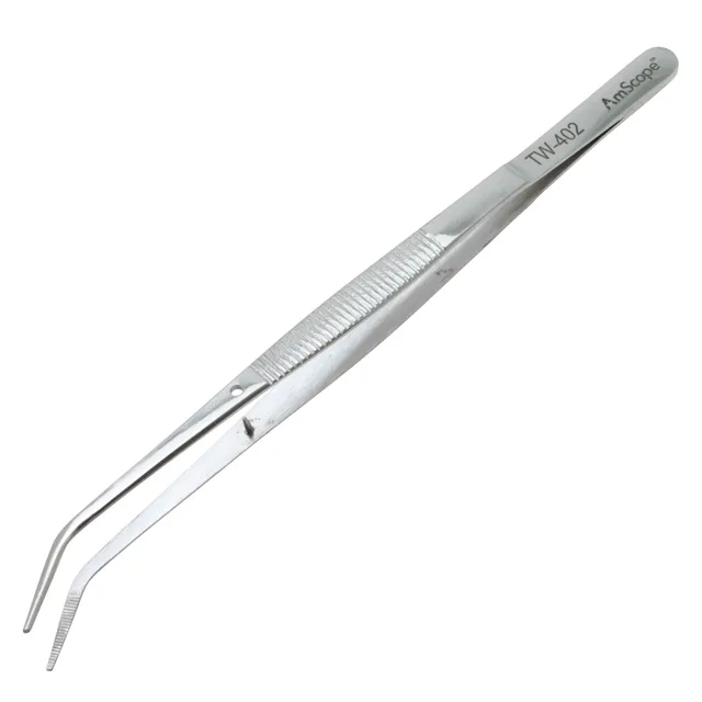 amscope-college-pinzette-gebogen-edelstahl-1-st-ck image 1