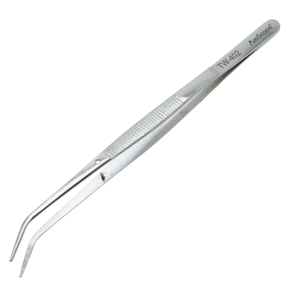 amscope-college-pinzette-gebogen-edelstahl-1-st-ck image 1