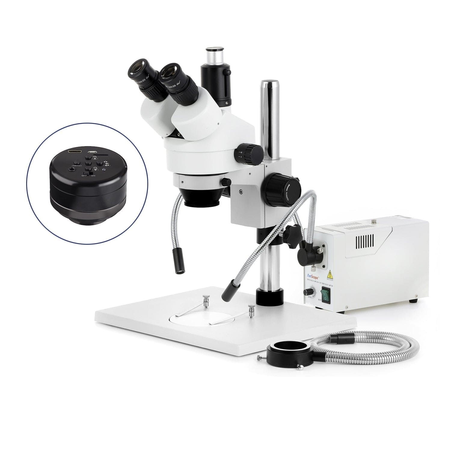 amscope-sm-1t-zoom-stereomikroskop-7x-45x-halogen-schwanenhals-kamera image 2