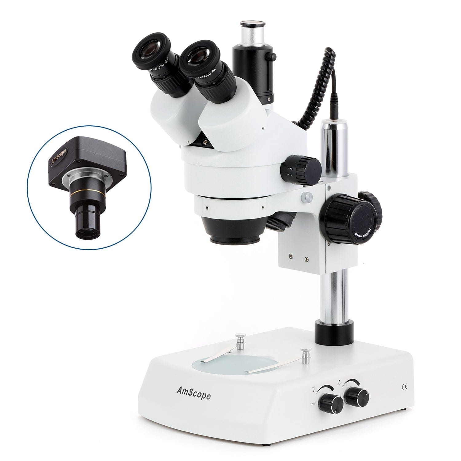amscope-sm-2t-stereomikroskop-7x-45x-trinokular-halogen image 2