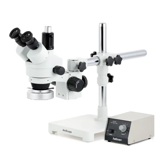 amscope-sm-3tp-stereomikroskop-7x-45x-schwenkarm-mit-80-led image 1