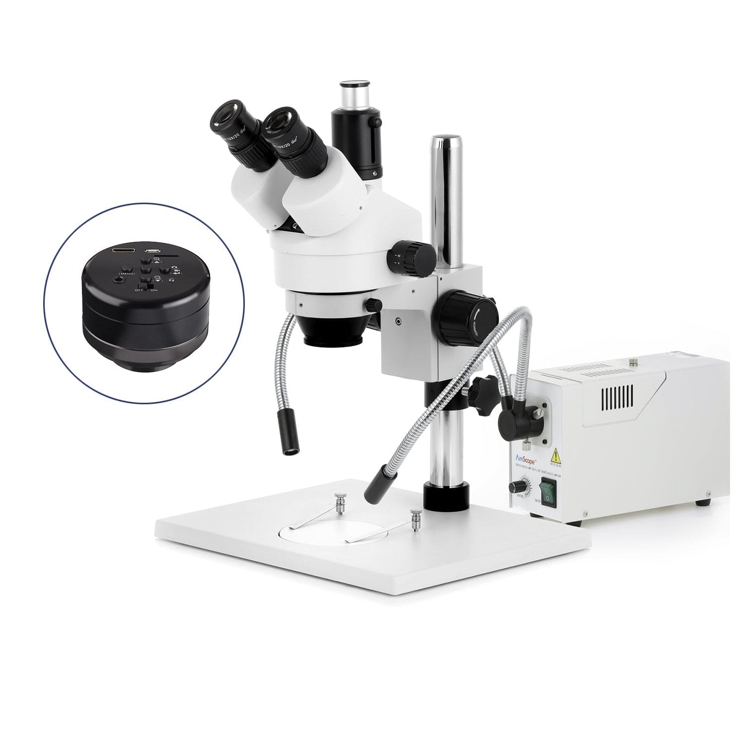 amscope-sm-1t-trinokular-stereomikroskop-7x-45x-150w-hd-kamera image 2