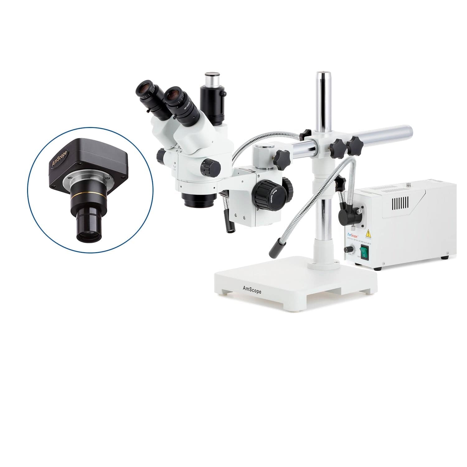amscope-sm-3-stereomikroskop-7x-45x-trinokular-schwenkarm-halogen image 2