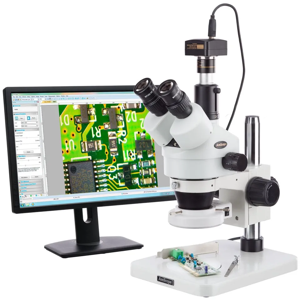 amscope-sm-1ts-144s-m-stereomikroskop-45x-1-3mp-led-stativ image 1
