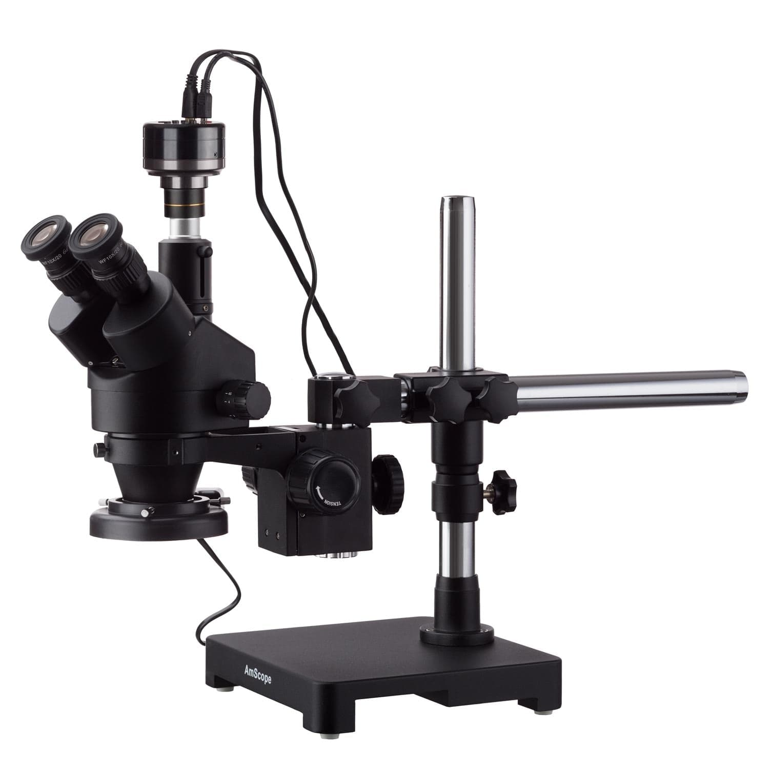 amscope-sm-3tx-zoom-stereomikroskop-45x-hdmi-kamera-boomstativ image 1