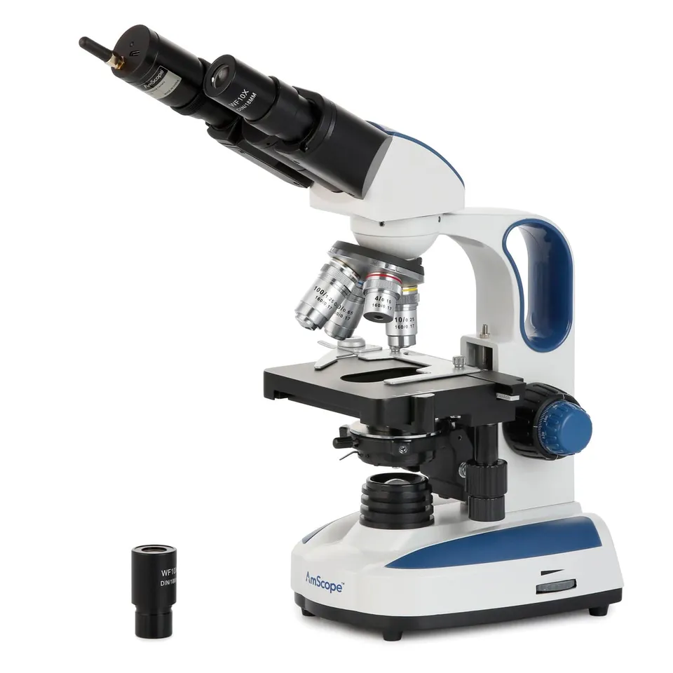 amscope-b270-lichtmikroskop-40x-1000x-wifi-kamera-set image 1