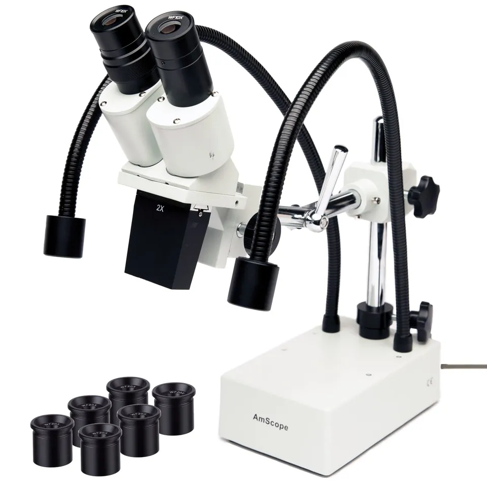 amscope-se420xyz-2l-stereomikroskop-10x-40x-led-schwenkarm image 1