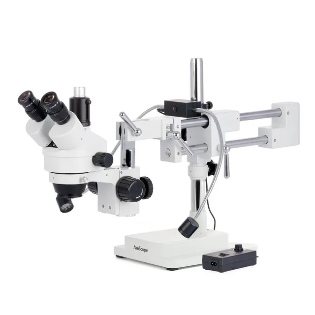 amscope-sm-4t-stereomikroskop-7x-45x-doppelarm-schwanenhals image 1