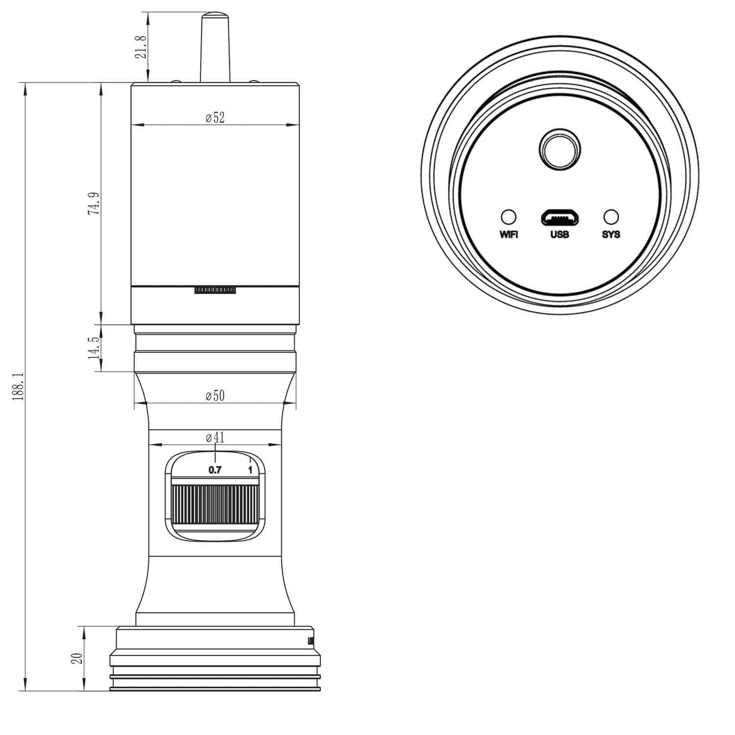 amscope-dm756-digitalmikroskop-1080p-wlan-usb-zoom-0-7x-5-6x image 7