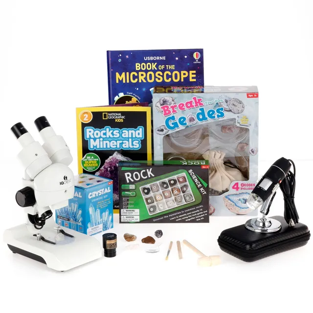 amscope-kvb-geo-122-exp-kindermikroskop-set-geoden-kristalle image 1
