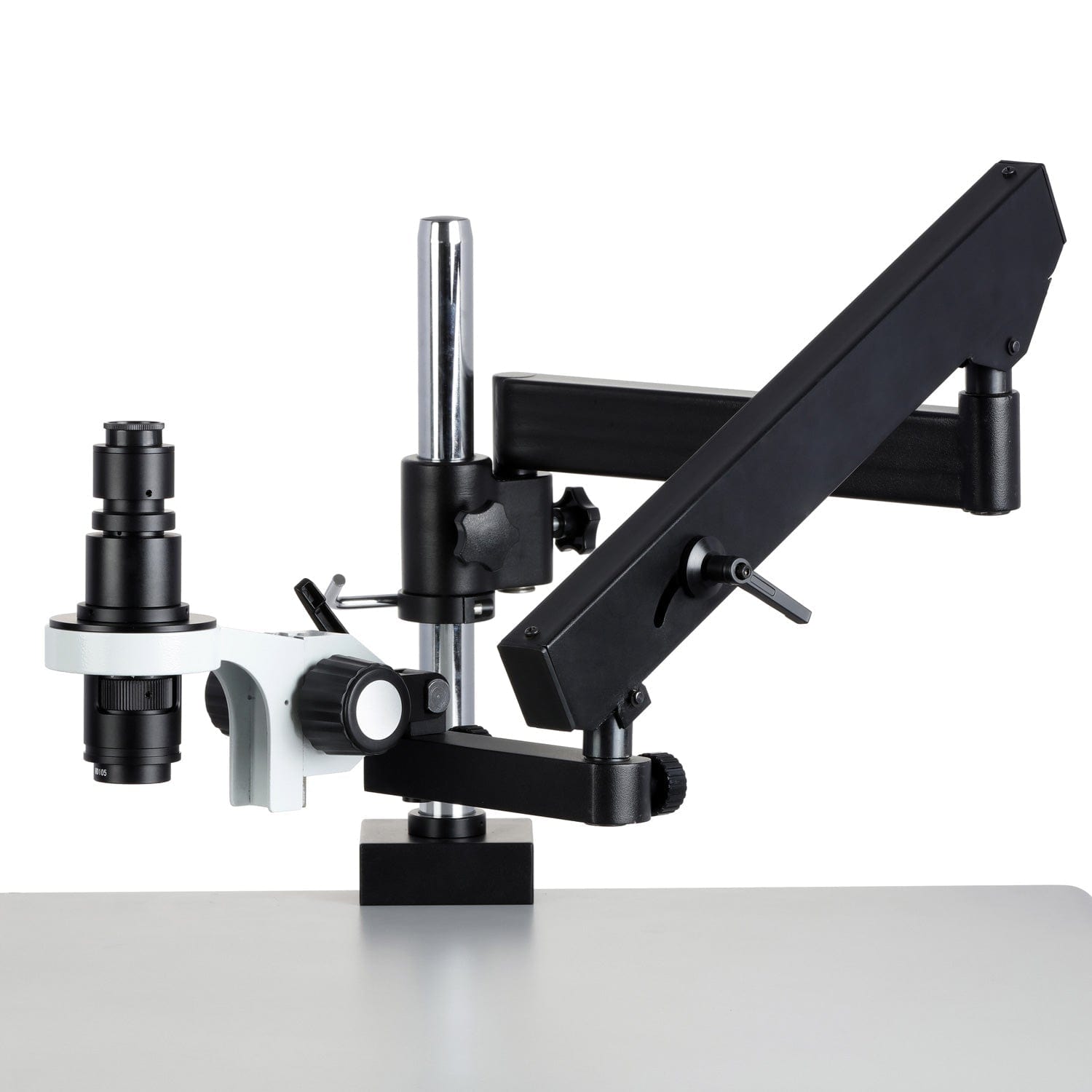 amscope-h800-inspektionsmikroskop-5x-c-mount-mit-schwenkarm image 1