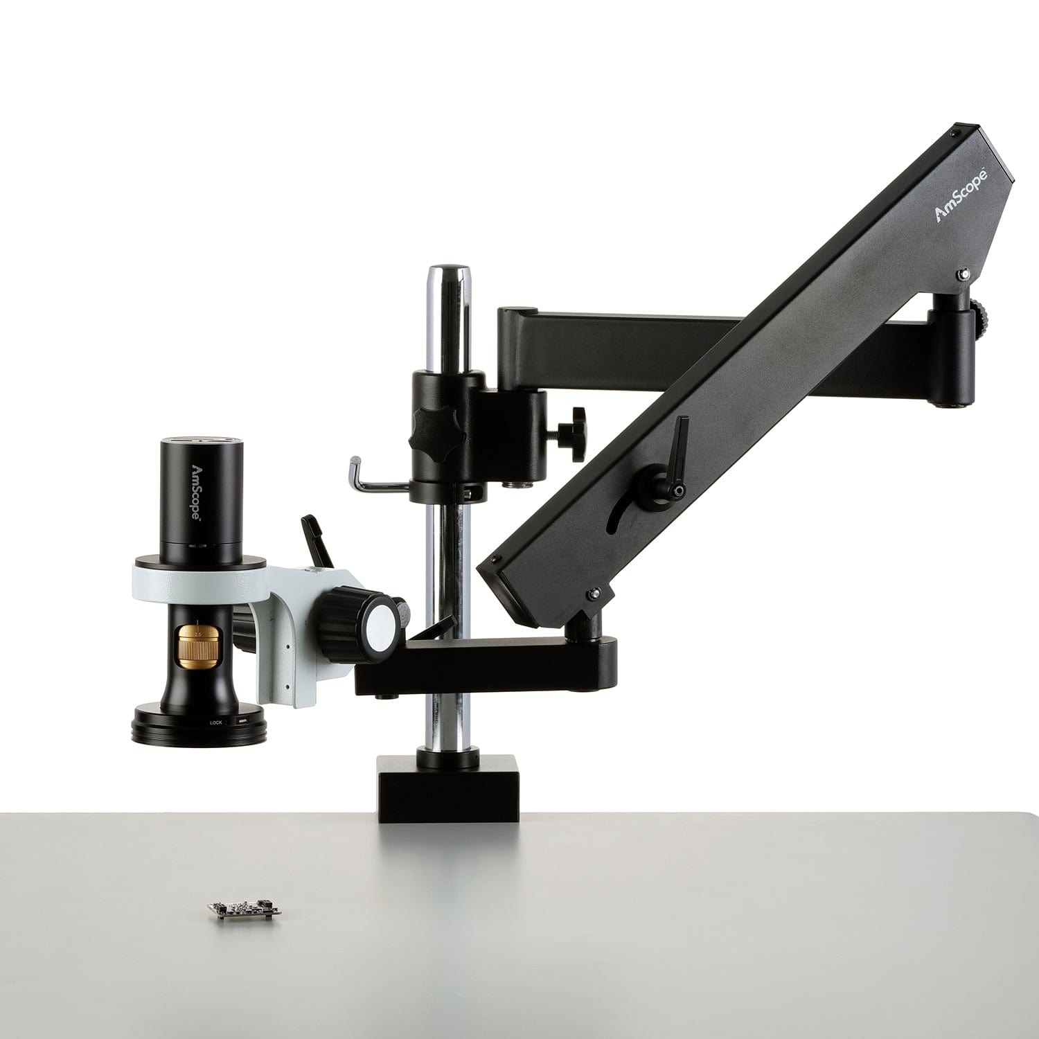 amscope-dm756-hdmi-digitalmikroskop-1080p-0-7x-5-6x-gelenkarm image 1