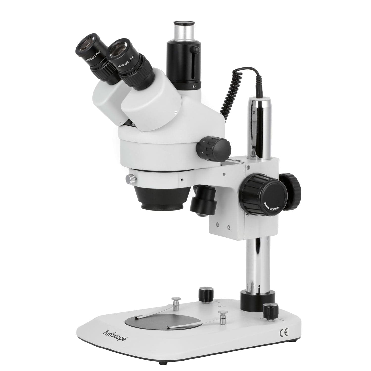 amscope-sm-2tn-led-stereomikroskop-7x-45x-trinokular-dual-led image 1