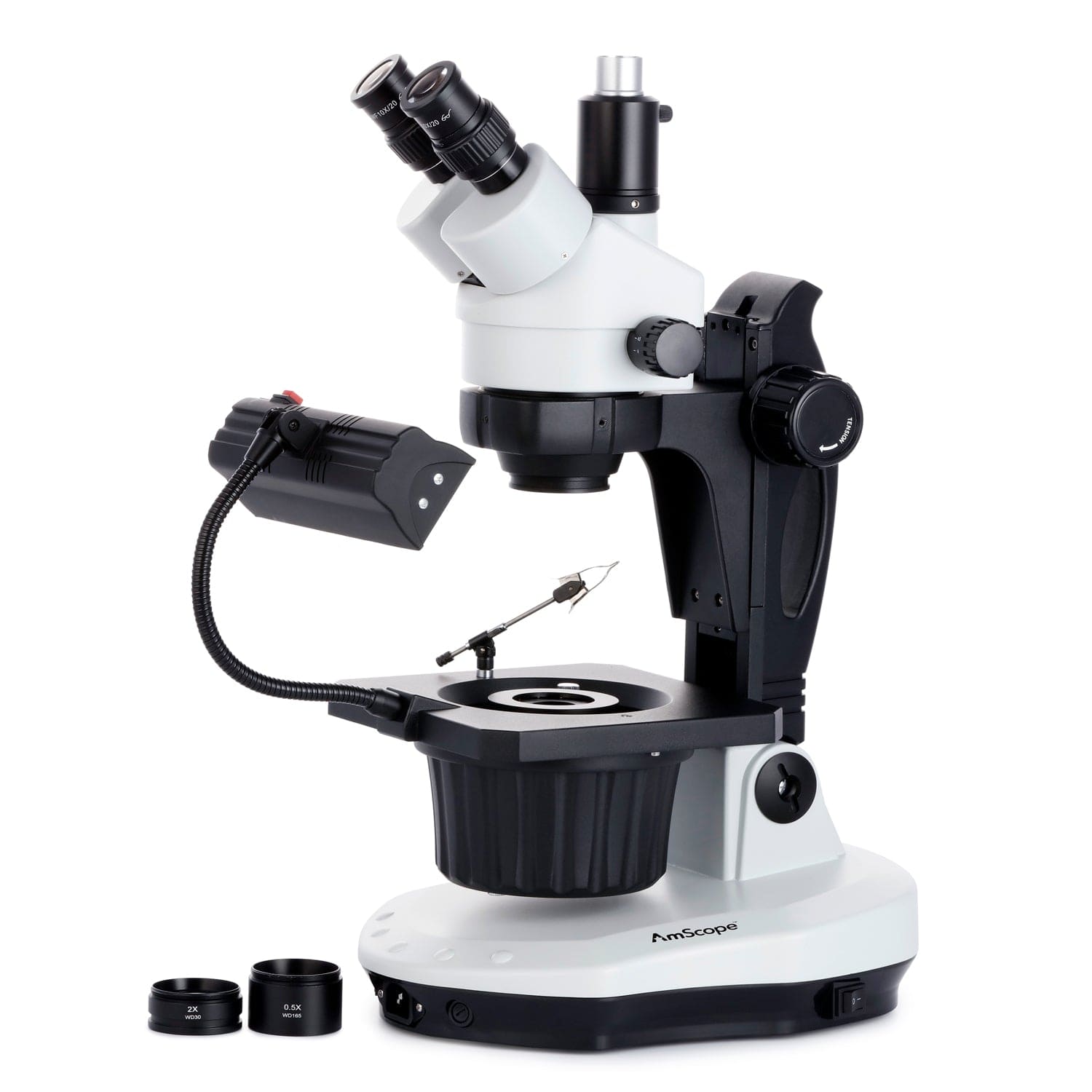 amscope-gm400-juwelier-stereomikroskop-7x-45x-trinokular image 1