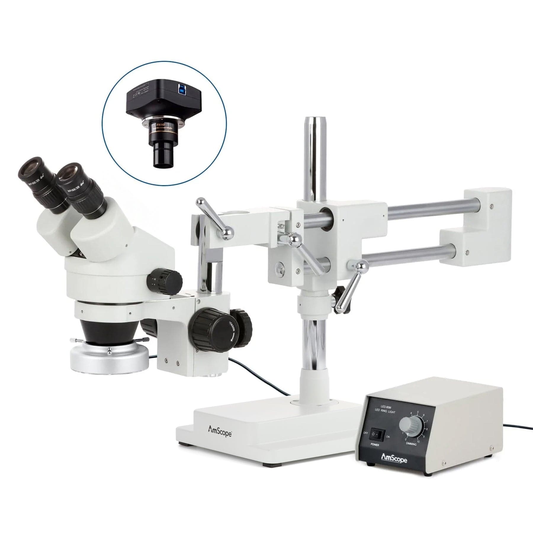 amscope-sm-4-stereo-mikroskop-7x-45x-mit-80-led-ringleuchte image 2