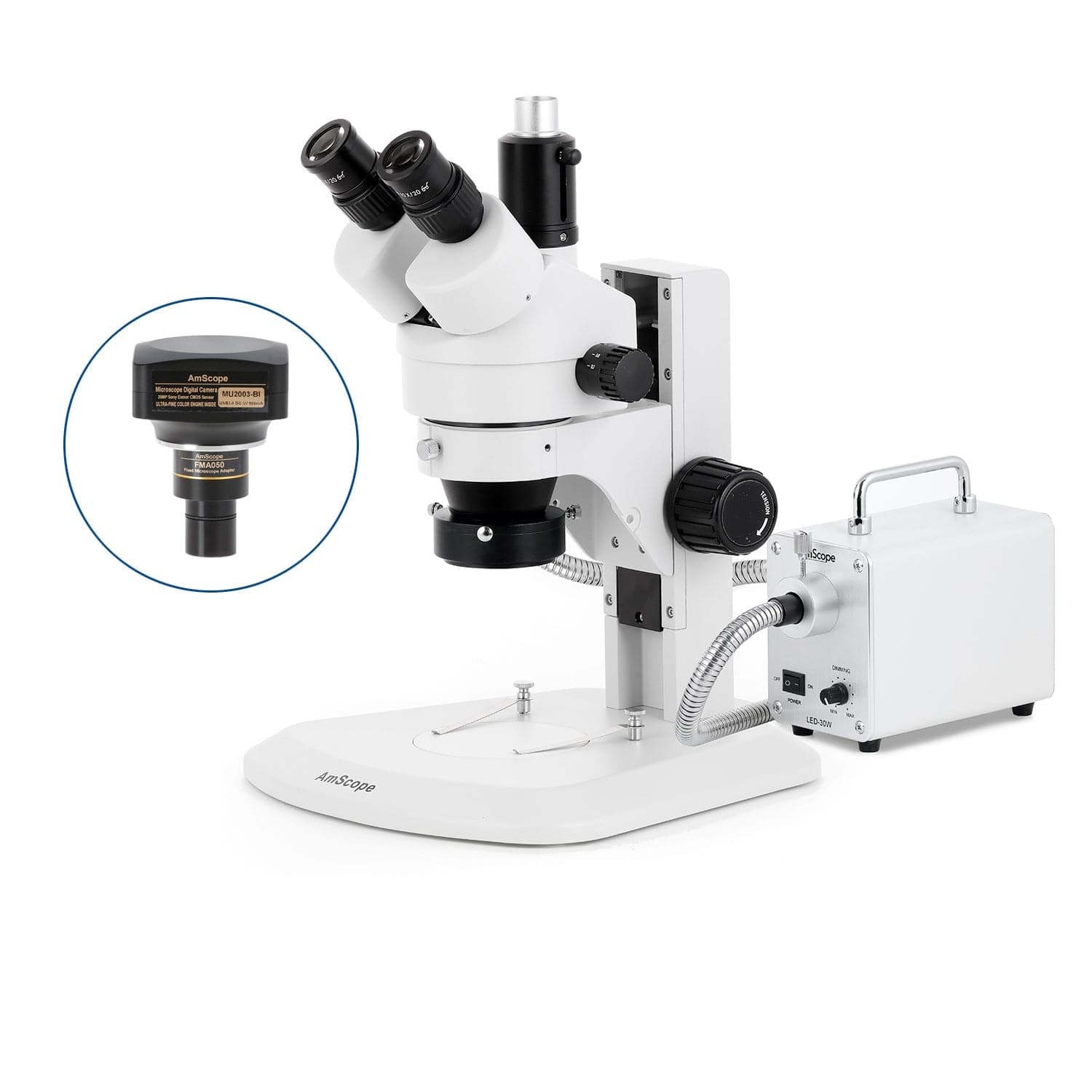 amscope-sm-1-stereomikroskop-7x-45x-led-ringlicht-track-stativ image 6
