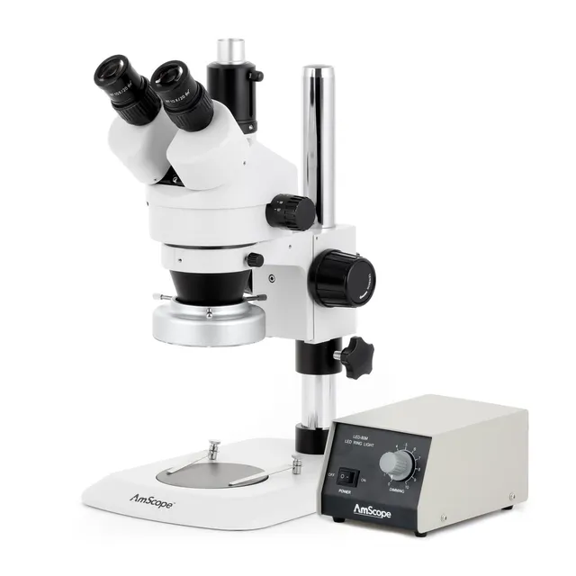 amscope-sm-1t-stereomikroskop-7x-45x-80-led-s-ulenstativ image 1