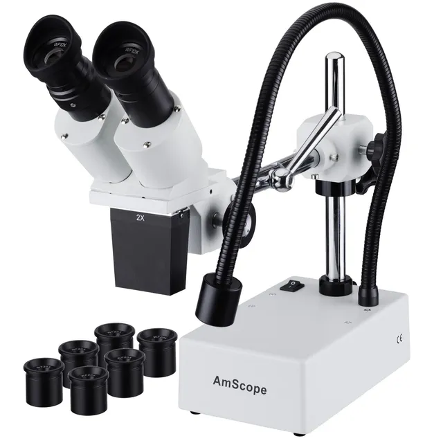 amscope-se420-xyz-stereomikroskop-10x-40x-mit-led-und-schwenkarm image 1
