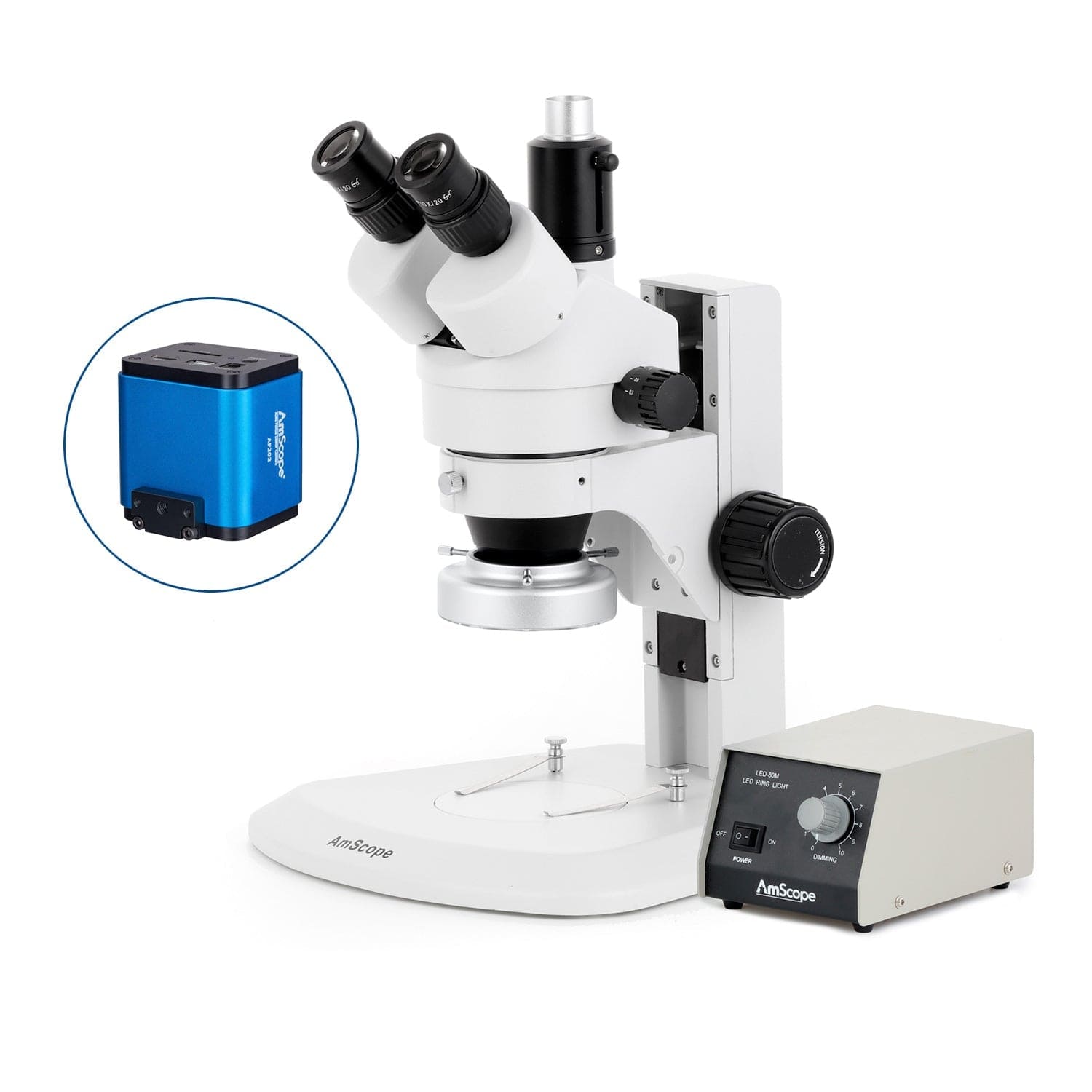 amscope-sm-1-stereomikroskop-trinokular-7x-45x-led-ringlicht image 5