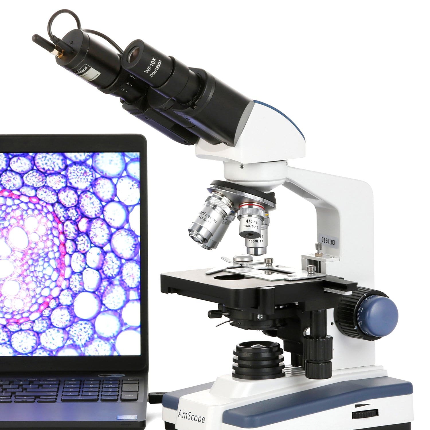 amscope-b120c-binokular-mikroskop-2500x-led-wifi-2mp-set image 2