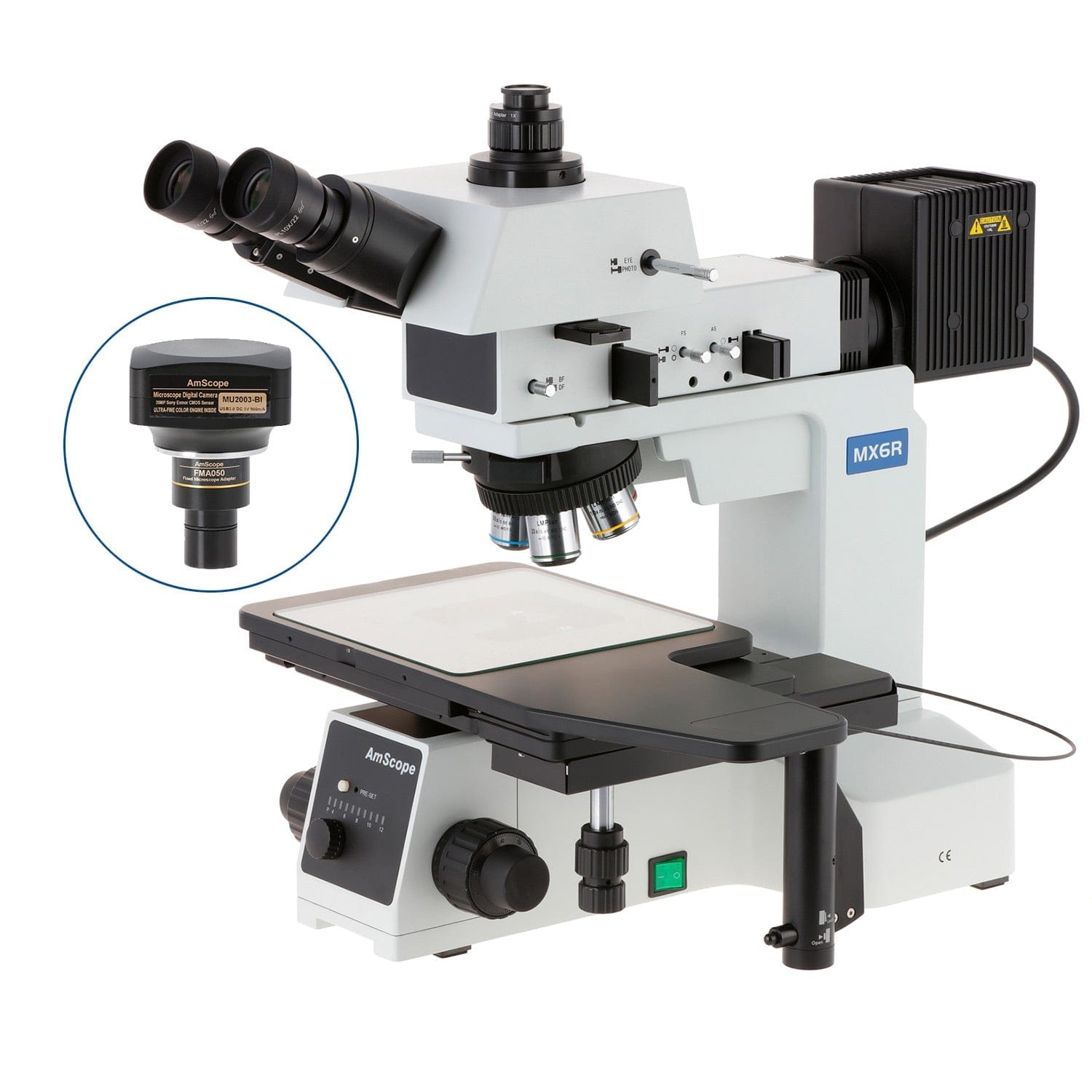 amscope-me600-metallmikroskop-trinokular-50x-500x-polarisierend image 3