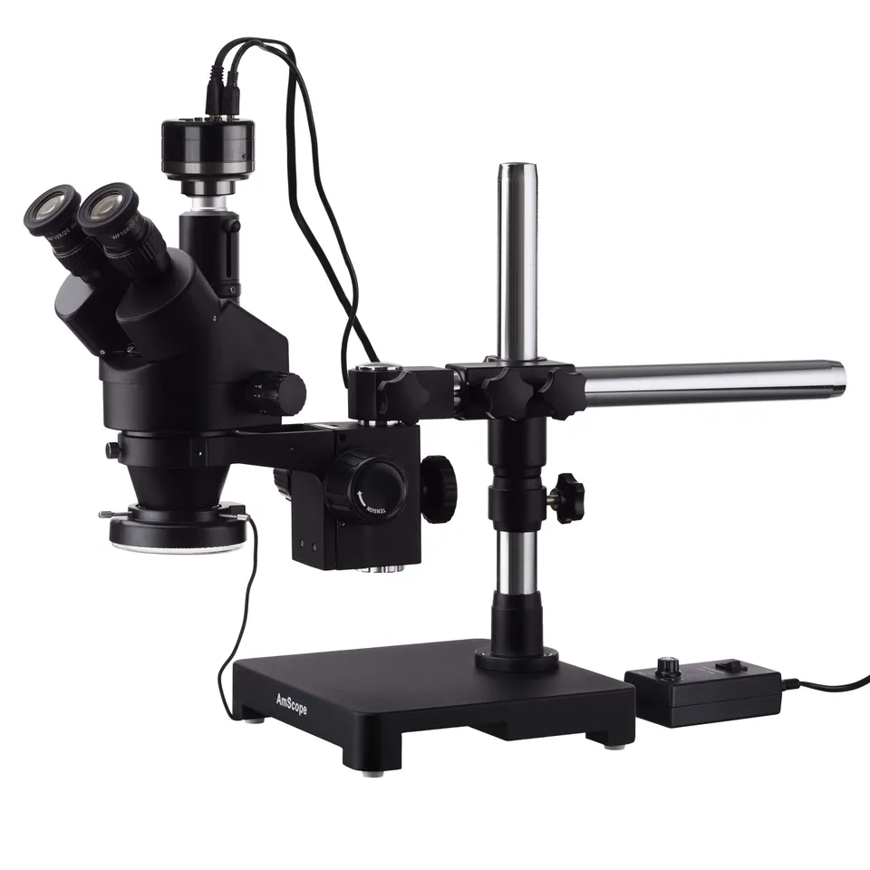 amscope-sm-3tz-stereomikroskop-90x-boomstativ-hdmi-kamera image 1
