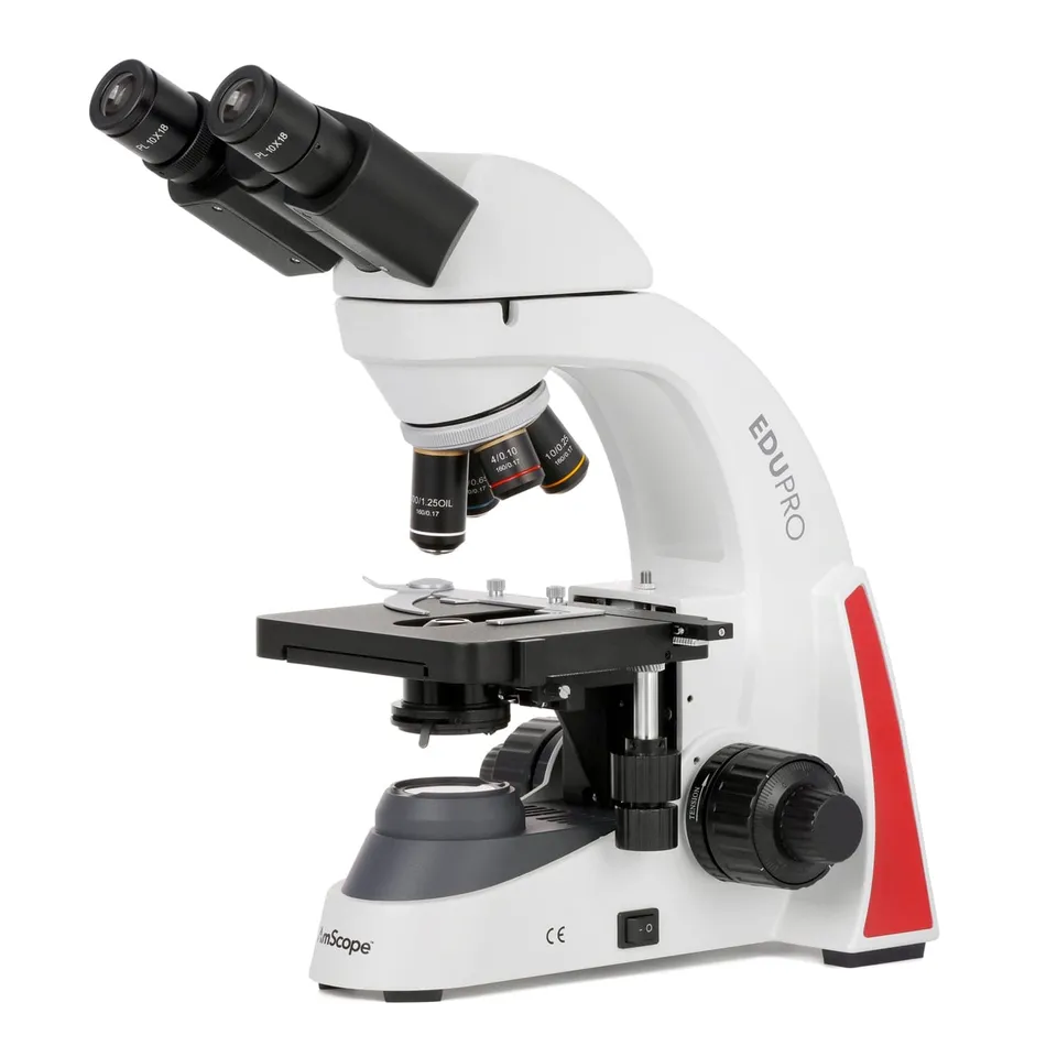 amscope-edu550b-biologiemikroskop-binokular-1000x-led-kreuztisch image 1