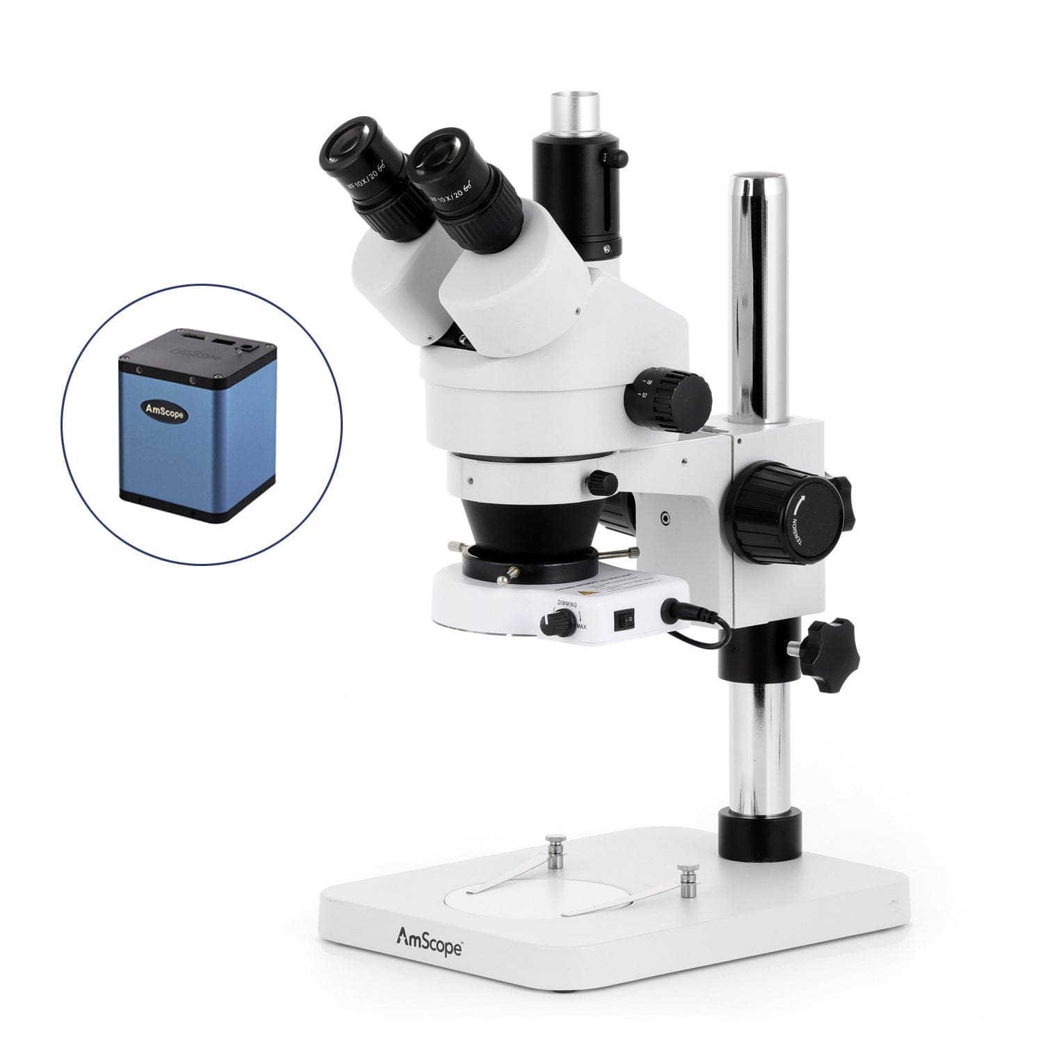 amscope-sm-1-stereomikroskop-7x-45x-s-ulenstativ-led-hdmi image 3