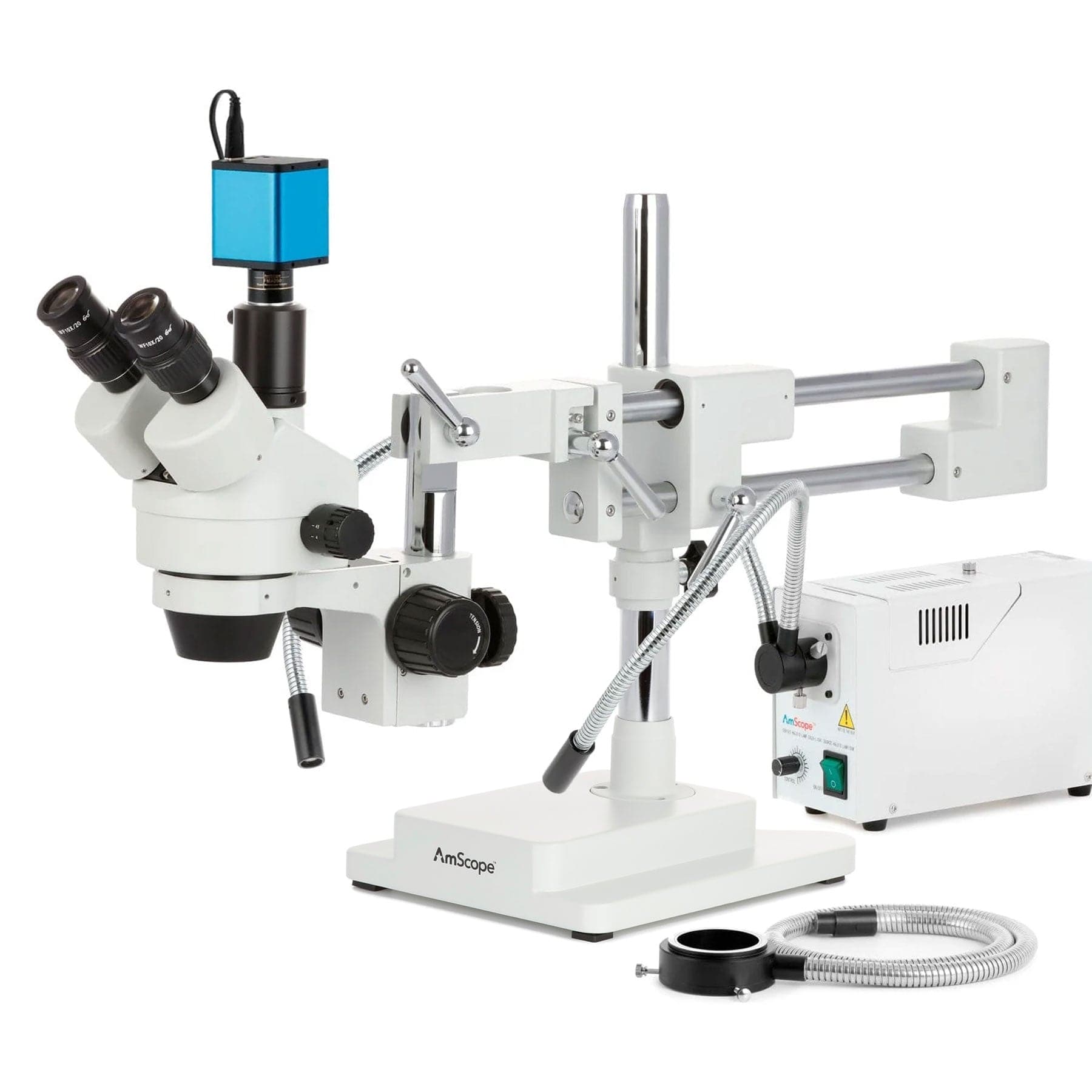 amscope-sm-4-stereomikroskop-trinokular-7x-45x-hdmi-halogen image 3