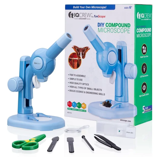 amscope-student-mdiy40-b-mikroskop-bausatz-1000x-led-kinder image 1