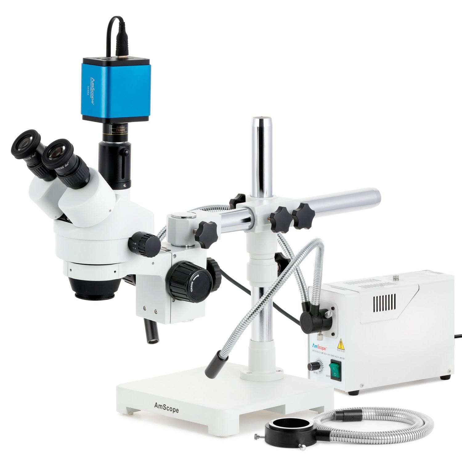 amscope-sm-3-stereomikroskop-trinokular-7x-45x-mit-halogenlicht image 1