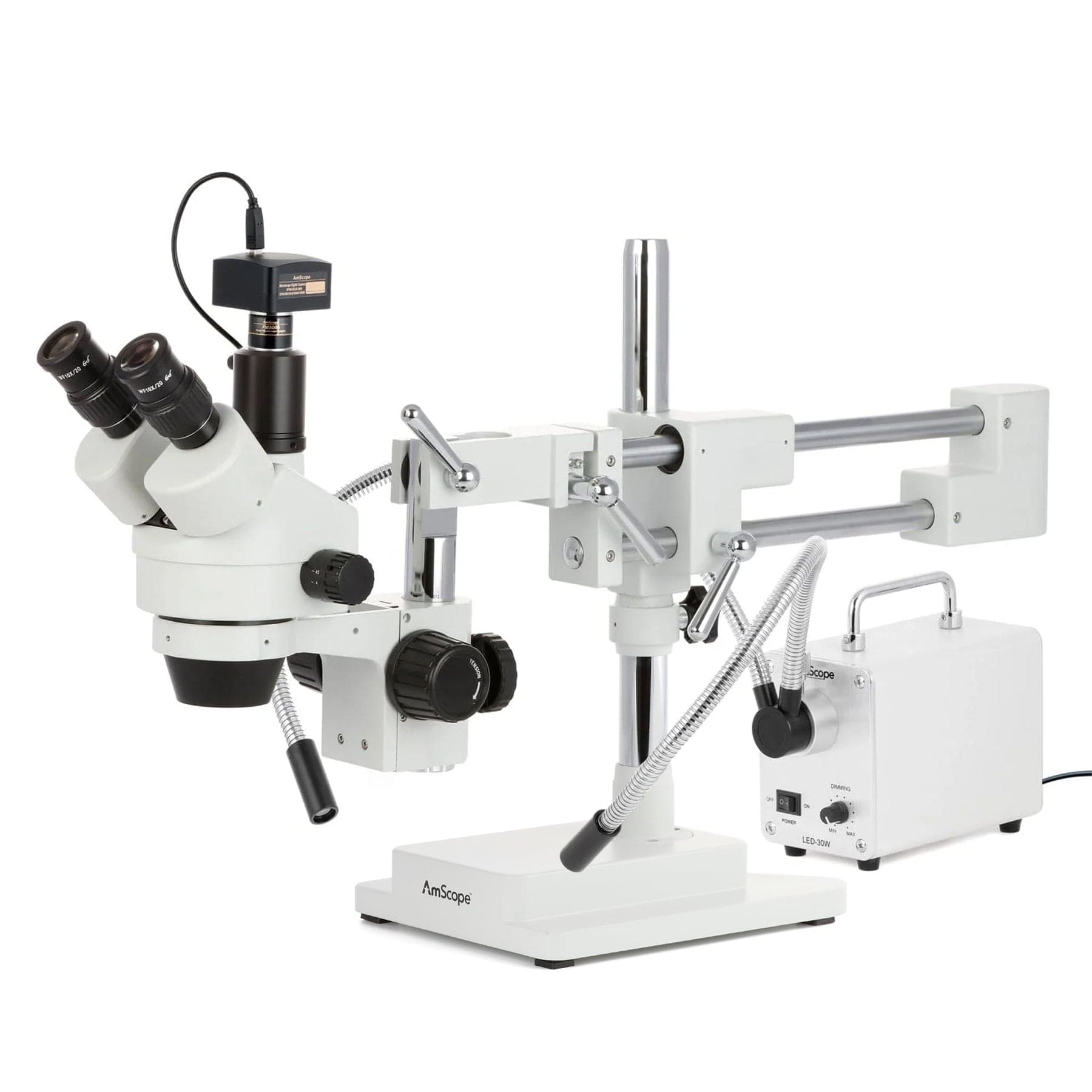 amscope-sm-4-stereomikroskop-7x-45x-doppelarm-schwanenhals-led image 3