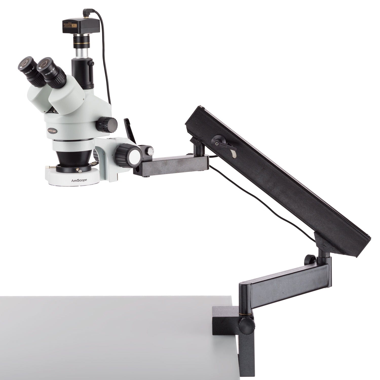 amscope-sm-6tz-80s-5m-trinokular-stereomikroskop-90x-5mp-kamera image 1