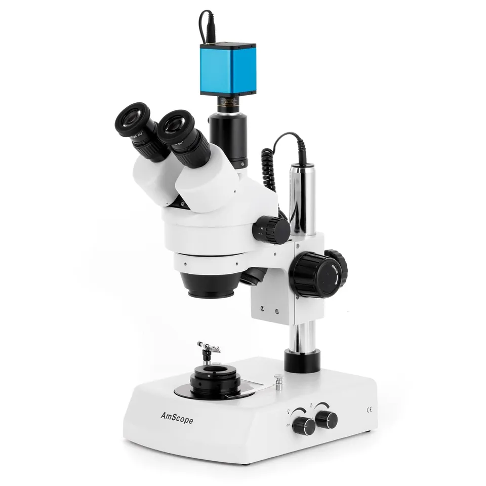 amscope-sm-2-dunkelfeld-stereomikroskop-trinokular-7x-45x-s-ulenstativ image 1