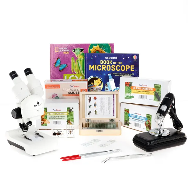 amscope-kvb-inst-122-exp-stereo-kindermikroskop-insekten-set-usb image 1